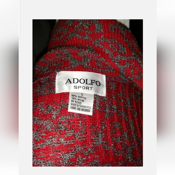 Adolfo Sport Women's Size L Button Down Cardigan Sweater - Picture 3 of 5